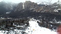 Partenza pista tondi verso Rifugio Faloria e Cortina