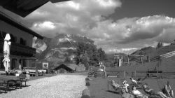 Sassolungo e Sassopiatto dal Rifugio Molignon