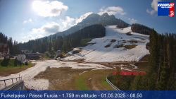 Webcam Da Passo Furcia verso il Piz da Peres 1759 m.