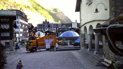 Piazza della chiesa Zermatt