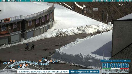 Passo Stelvio dall'alto