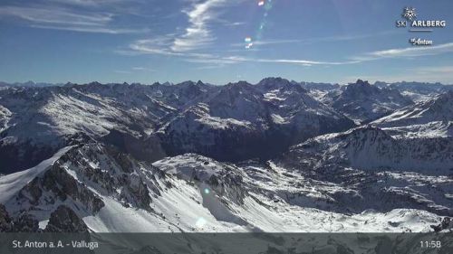 St. Anton am Arlberg Valluga 2811 m.