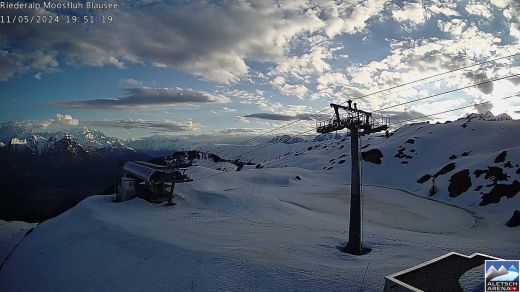 Bettmeralp dall'arrivo della funivia