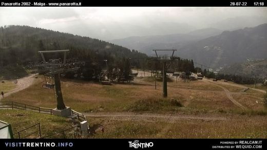 Panarotta Arrivo seggiovia biposto