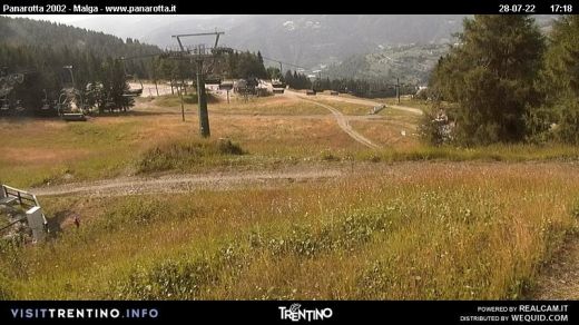 Panarotta Arrivo seggiovia quadriposto