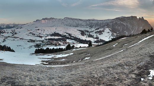 Alpe di Siusi Panorama Alpe di Siusi Paradiso 2126 m.