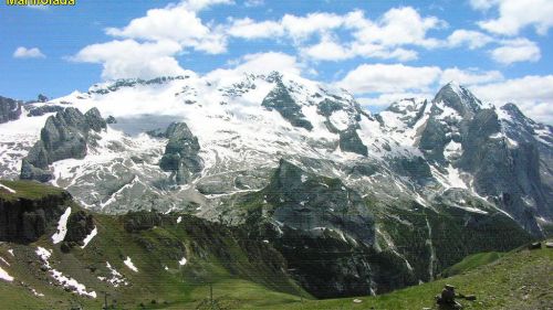 Ghiacciaio della Marmolada Vista sul ghiacciaio Marmolada m. 2478