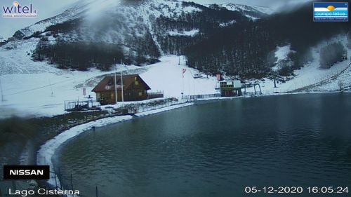 Campo Felice Lago Cisterna partenza seggiovia