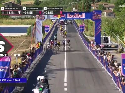 Video Christen toglie i 6 a Vingegaard e Pellizzari al KM Red Bull! E Giulio se la prende con lo svizzero mandandolo a quel Paese