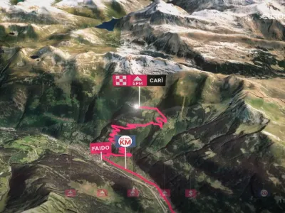 Video Tappa 16 del Giro dItalia 2026, Bellinzona-Carì: il profilo in 3D della frazione in Svizzera