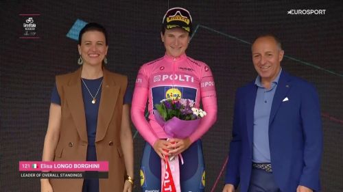 Elisa longo borghini è la prima maglia rosa del giro d'italia women