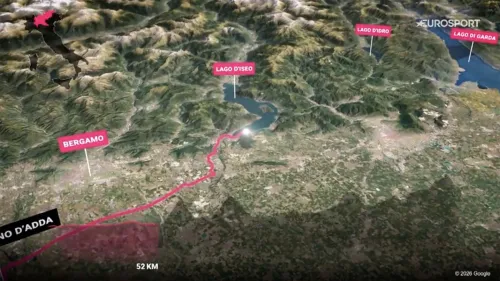 Tappa 17 del Giro dItalia 2026, Cassano dAdda-Andalo: il profilo in 3D