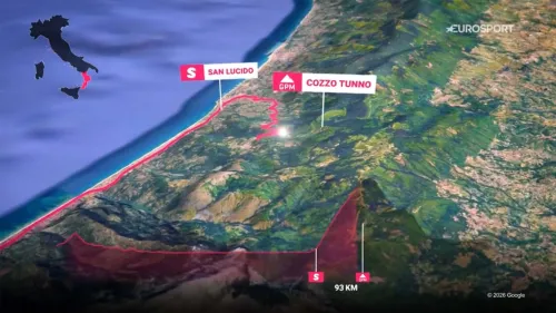 Tappa 4 del Giro dItalia: Catanzaro-Cosenza - Il profilo in 3D
