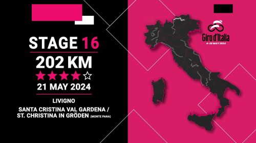 Giro - livigno-santa cristina valgardena monte pana, come cambia la tappa 16 senza lo stelvio: la ricostruzione in 3d