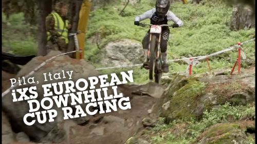2019 iXS European Downhill Cup Pila, Italy, Mountain Bike Race Action