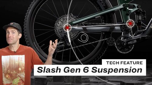 High-pivot di trek slash+.  come funziona?