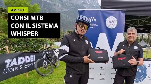 Il sistema di comunicazione Whisper ai prossimi corsi AMIBIKE