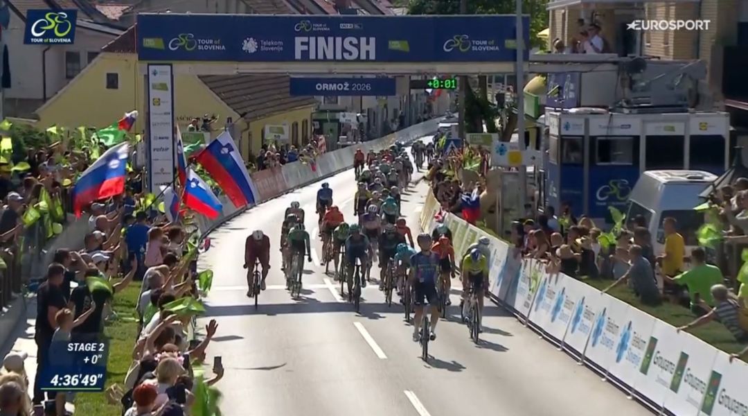 Grégoire anticipa Vacek e Pogacar a Locarno, parla francese il Tour de Suisse. Rajovic e Merlier, volatone in Slovenia e Belgio