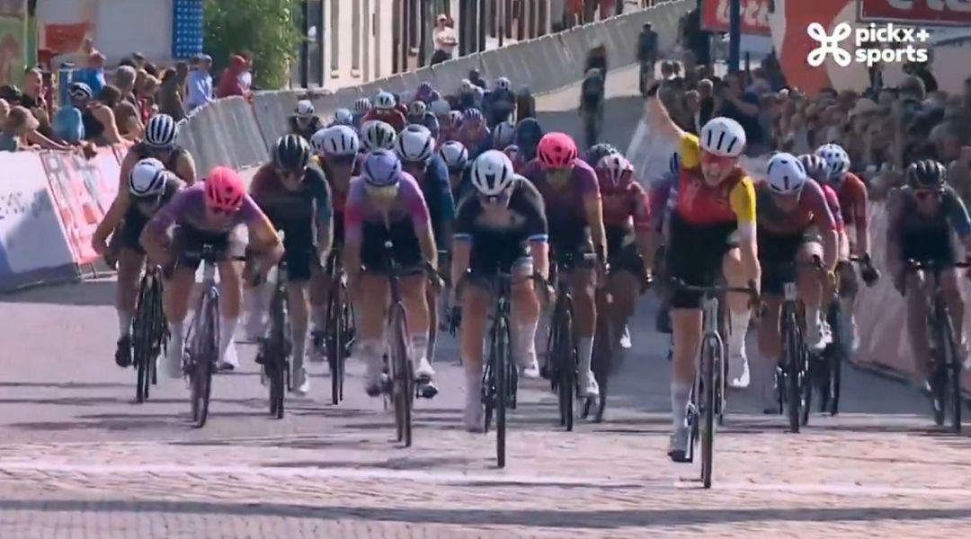 Festa... Total ad aprire il Tour du Limousin con Gachignard, 4° Vendrame. Martina Alzini vince la Egmont Race
