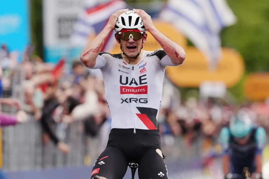 Nel caos totale di Potenza festeggia Arrieta e di nuovo la UAE! Eulalio 2° ma nuova maglia rosa
