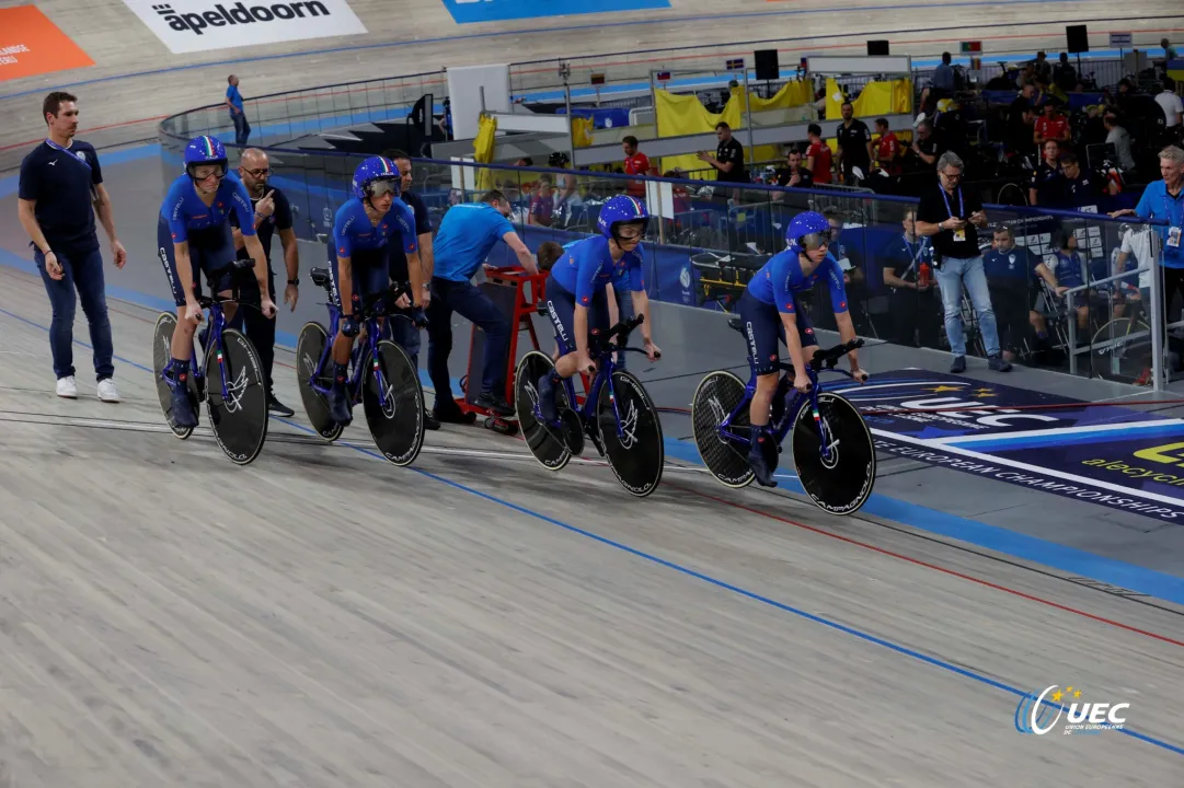 Europei su pista: prima giornata senza medaglie per gli azzurri, ma il quart
