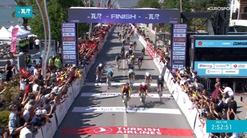 Giro di Turchia, 4^ tappa: Aniolkowski si sblocca a Fethiye dopo tre anni, ancora 3° Persico