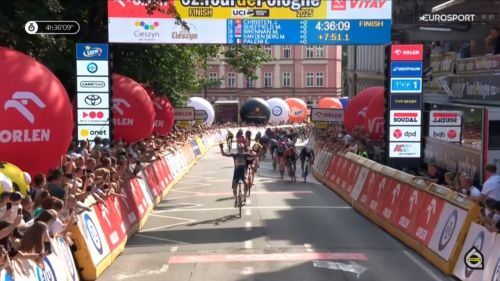 Magnier impressionante al Giro di Polonia, battuto Turner. A Burgos che beffa per gli azzurri dietro a Bisiaux