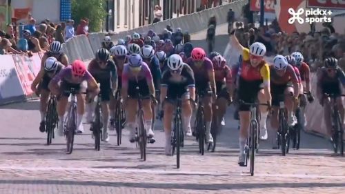 Festa... Total ad aprire il Tour du Limousin con Gachignard, 4° Vendrame. Martina Alzini vince la Egmont Race