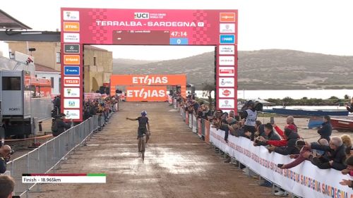 Lucinda Brand è regina anche di Terralba, Sara Casasola 4^ nello storico debutto della Sardegna in Coppa del Mondo