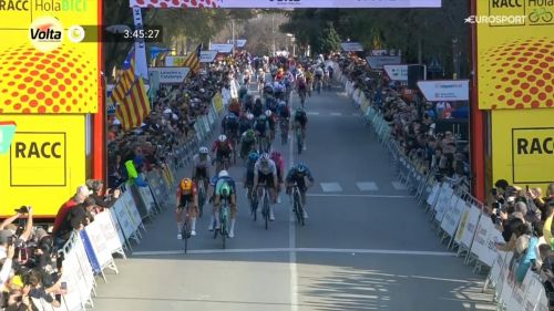 Che colpo di Magnus Cort a Banyoles: parla danese la 2^ tappa del Catalunya, gran 3° Busatto