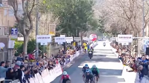 Che beffa per Zana, &egrave; di Nicol&ograve; Garibbo la prima tappa del rinato Giro di Sardegna sull'arrivo di Bosa
