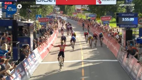 Kristoff fa 98 in carriera nella sua Norvegia, Uijtdebroeks si sblocca dominando il Tour de l'Ain