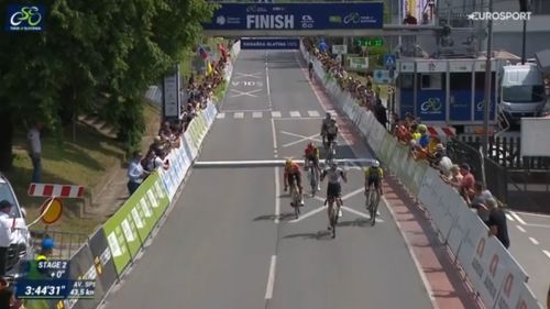 Tante sorprese nella 2^ tappa in Slovenia: spunta Rui Oliveira, poi il declassamento con tappa e maglia per Fabio Christen