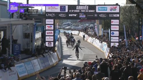 Alec Segaert questa volta corona l'impresa: è suo il GP de Denain davanti a Menten e Turgis