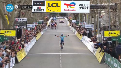 Harold Tejada anticipa e beffa tutti, in primis Godon, nella 6^ tappa della Parigi-Nizza. Vingegaard padrone