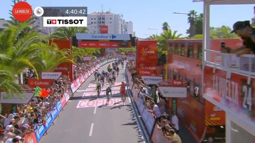 Sulle ali di Wout! Finalmente Van Aert, che grande volata in maglia roja per la 1^ vittoria alla Vuelta